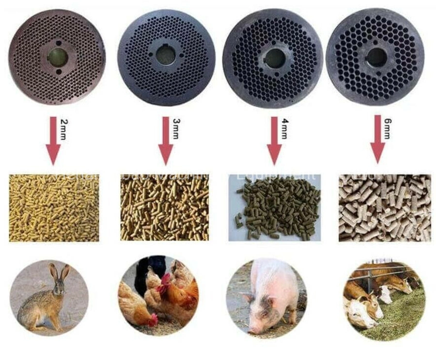 Animal Sheep Cattle Pig Feed Pellet Mill Pellets Making