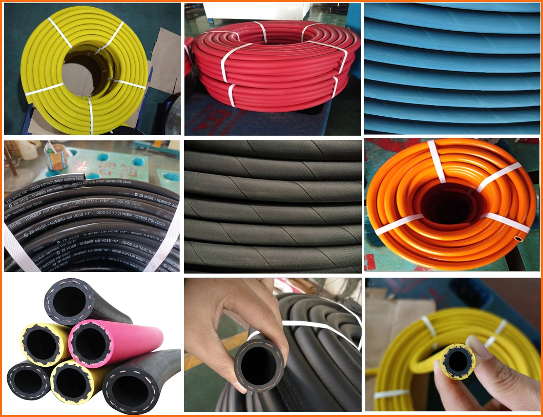 Top Factory Lifetime Guarantee Braid 2 Inch Oil Air Water Gas Hydraulic Rubber Hose Pipe SAE 100r1at High Pressure Hose