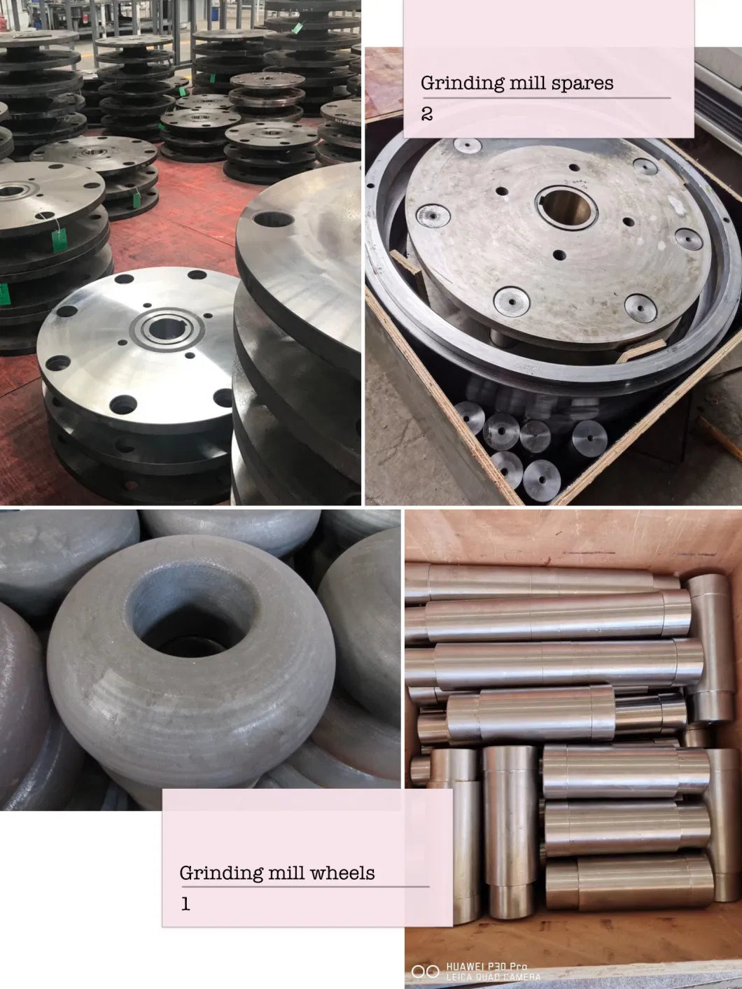 Calcium Carbonate Powder Grinding Roller Mill Parts