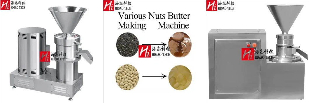 Peanut Butter Food Grade Colloid Mill Grinder Sesame Grinding Machine