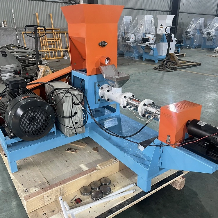 Fish Feed Pellet Extruder Machine Catfish Pet Dog Cat Food Chicken Feed Processing Machines Pelletizer Machine for Animal Feeds