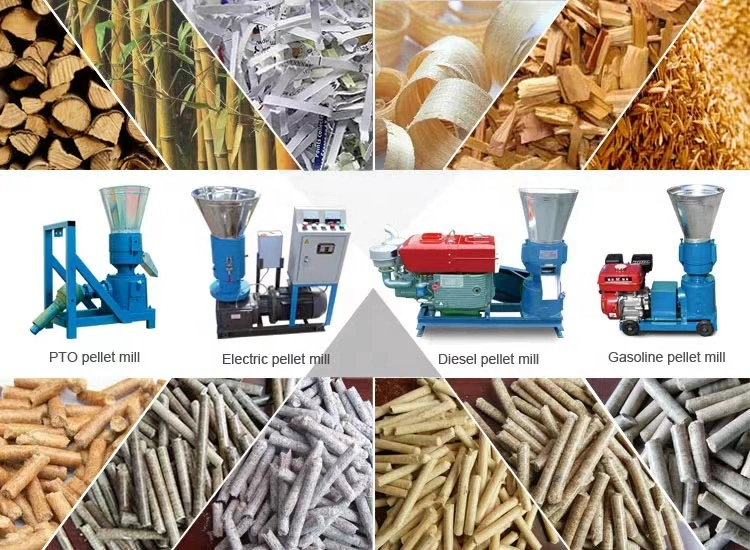 Biomass Wood Pellet Machine to Make Wood Pellets Wood Pellet Mill Firewood Die Roller