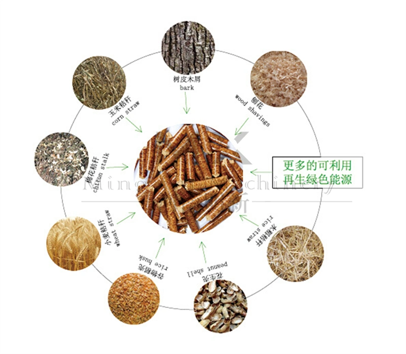 Automatic Wood Pelletizer Biomass Sawdust Pellet CE Approved Wood Pellet Mill