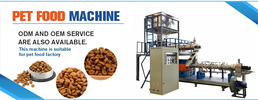 High Capacity Dry Cat Food Pet Animal Making Extruder Sinking Floating Fish Feed Pellet Processing Line Wet Pet Dog Food Machine