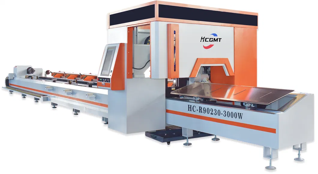 Hcgmt&reg; 9m/230mm/3000W Steel Tube Laser Cutting Machine with Auto-Feeding Equipment China Wholesale