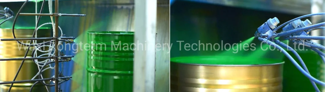 Fully Automatic Steel Drum Painting Booth Machine, Spraying System for Manufacturing Steel Barrels/