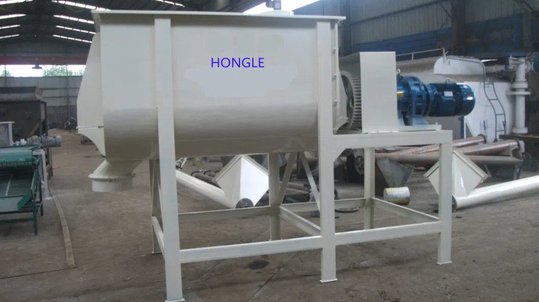 Processing and Preservation Agent Pellets Animal Feed Horizontal Mixing Amchine