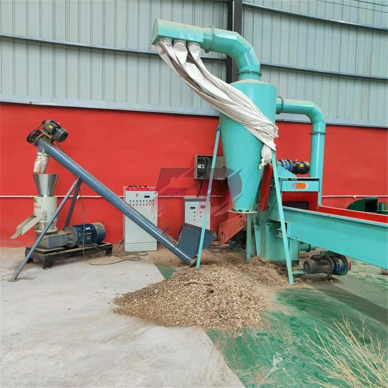 Household Straw and Sawdust Fuel Processing Granulator Flat Mold Biomass Pellet Machine