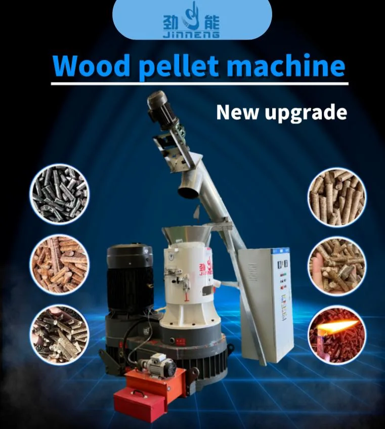 Stock Supply of Small Biomass Flat Mold Pellet Machine Straw Wood Pellet Machine Bamboo Powder Sawdust Pellet Machine