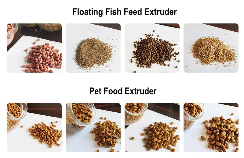 Fish Feed Pellet Extruder Machine Catfish Pet Dog Cat Food Chicken Feed Processing Machines Pelletizer Machine for Animal Feeds