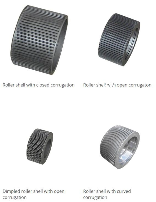 Customized Open Corrugated Slotted Roller Shell