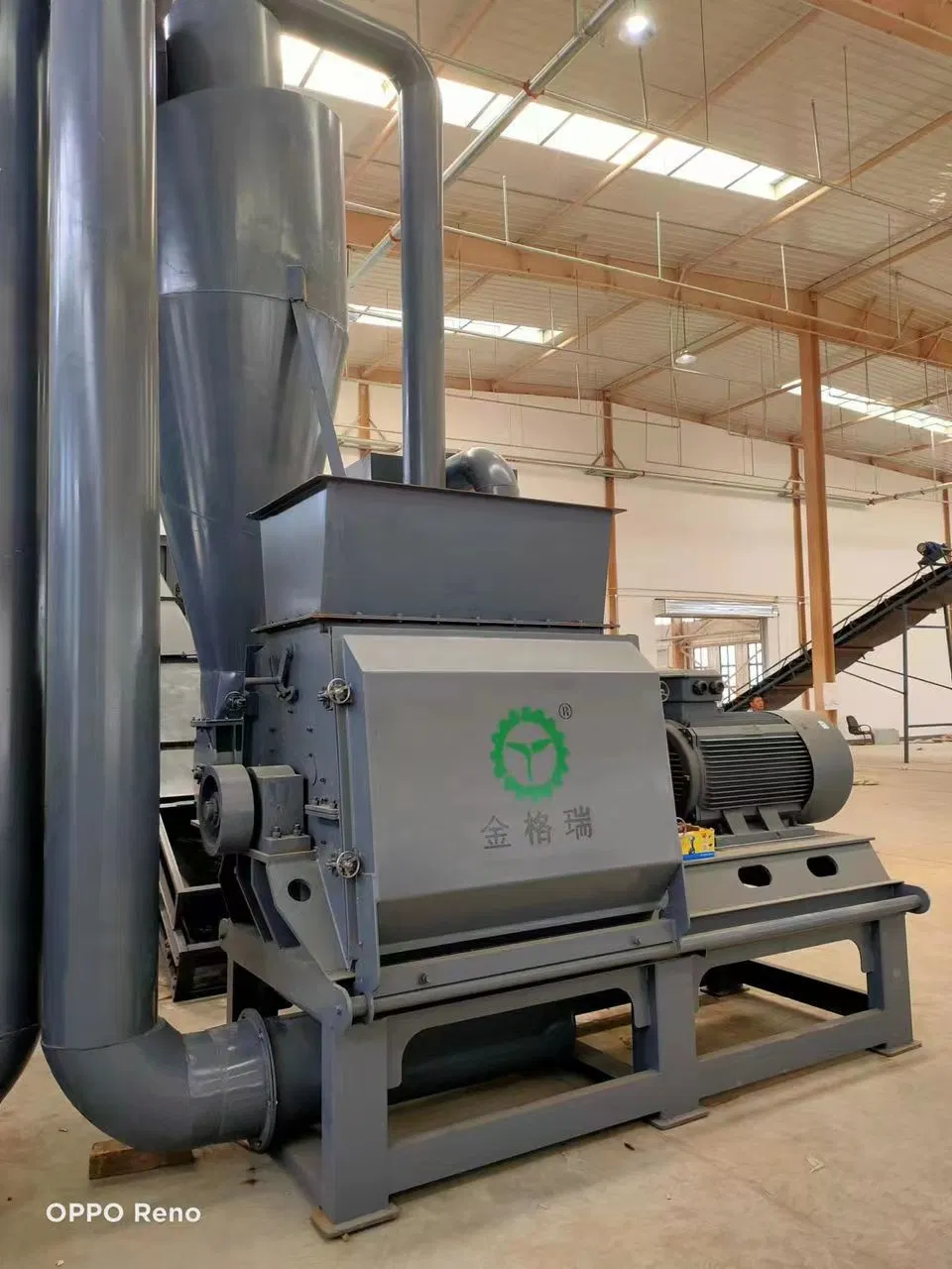 Single Shaft Wood Sawdust Hammer Mill Machine