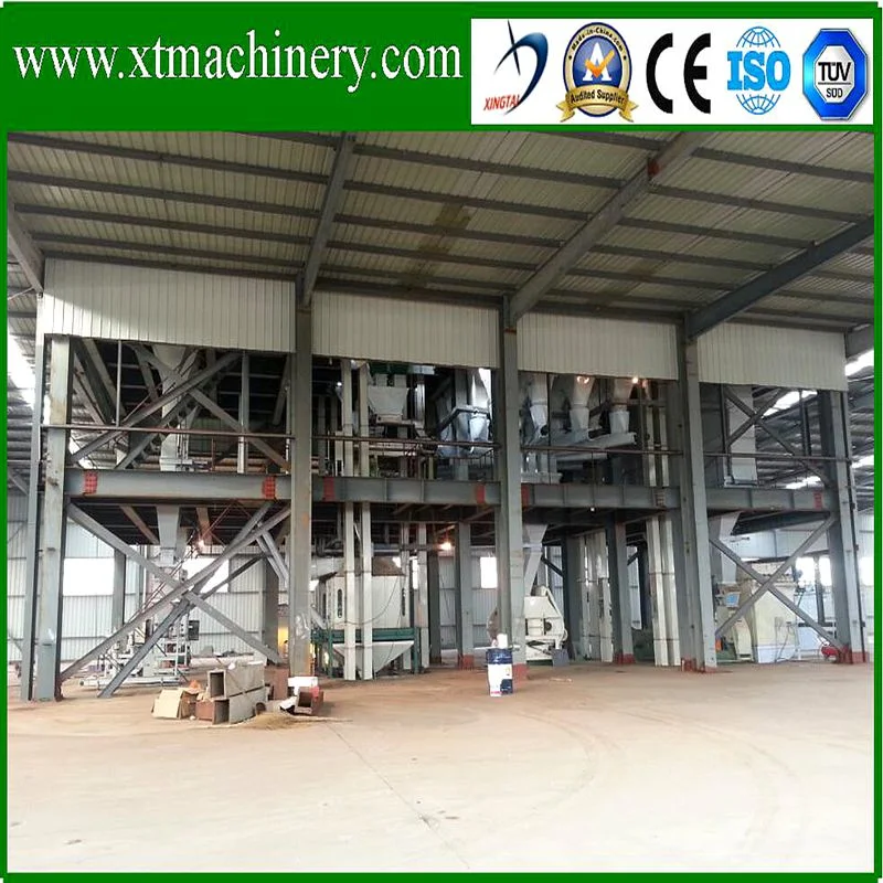 Auto Feeding, Variable Frequency Control Wood Pellet Pressing Line