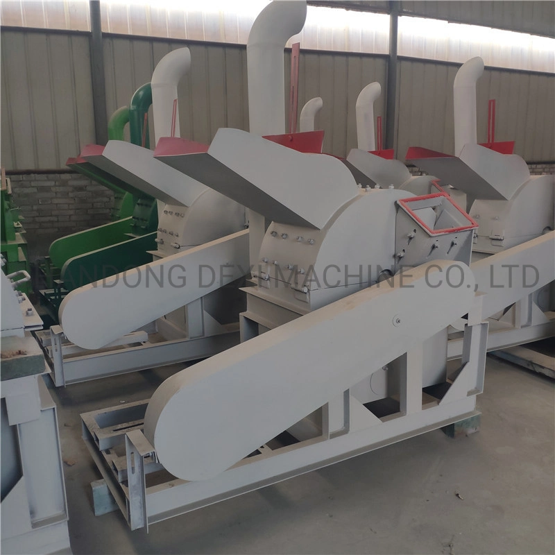 Wood Log Hammer Grinder Mill Making Sawdust Directly Machine