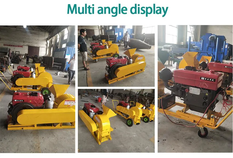 Large Capacity 1000kg/H Sawdust Making Machine Graden Tree Branches Shredder Wood Log Hammer Crusher Machine