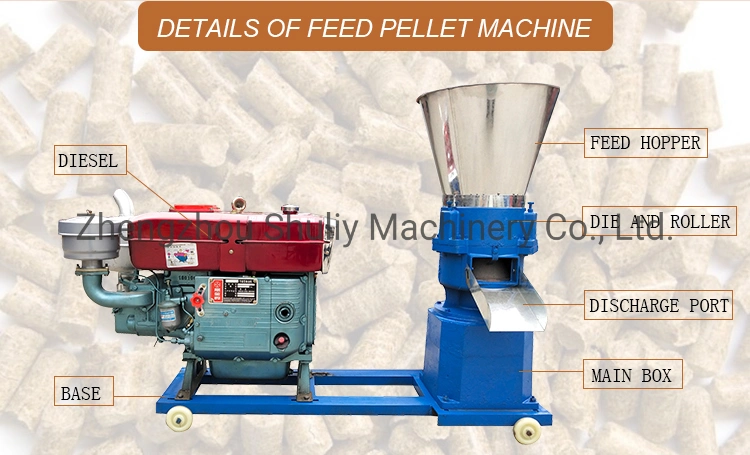 Animal Feed Pellet Making Machine Chicken Feed Milling Machine Poultry Feed Processing Machinery