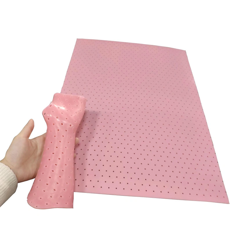 Orthotic Splinting Material Moldable Thermo Plastic Sheet Perforated Splints