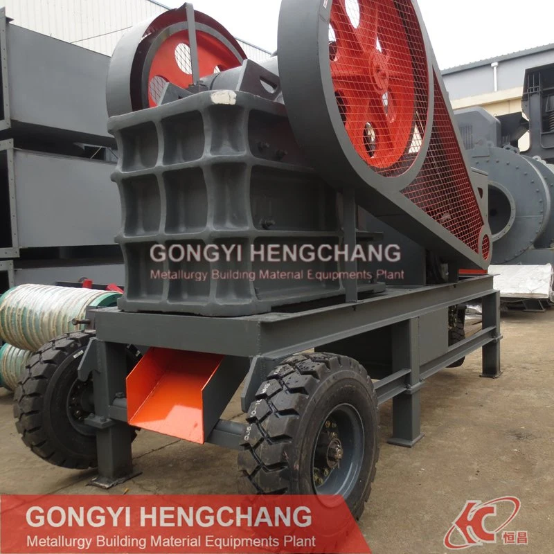 Mobile Stone Aggregate Rock Granite Gold Copper Limestone Impact Hammer Jaw Crusher