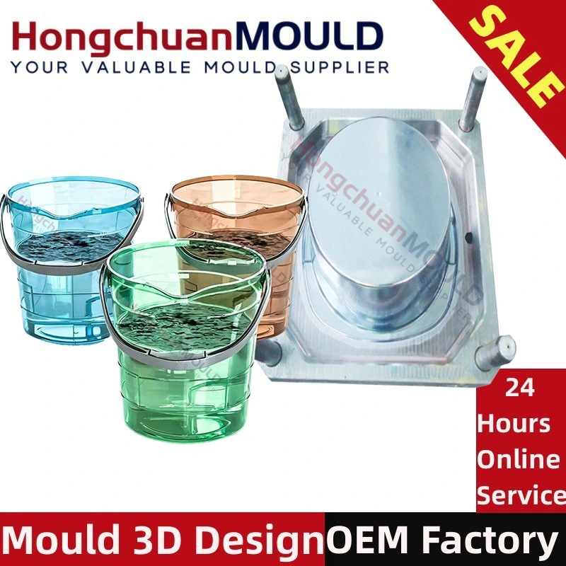 Plastic Floor Water Mop Cleaning Mould Flat Mop Bucket Injection Molding Molds