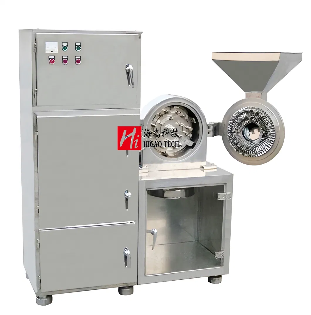 Industrial Automatic Universal Stainless Steel Sugar Salt Sulfur Powder Grinding Crusher Food Spice and Herb Grinder Pin Mill Pulverizer Machine