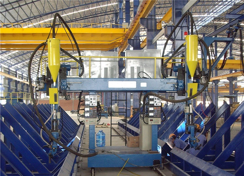 Steel Structure H/T/I Beam Assembling and Welding Equipment