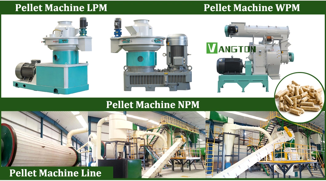 1000 Kg Roller Moving Biomass Wood Pellet Press Machine 560 with CE
