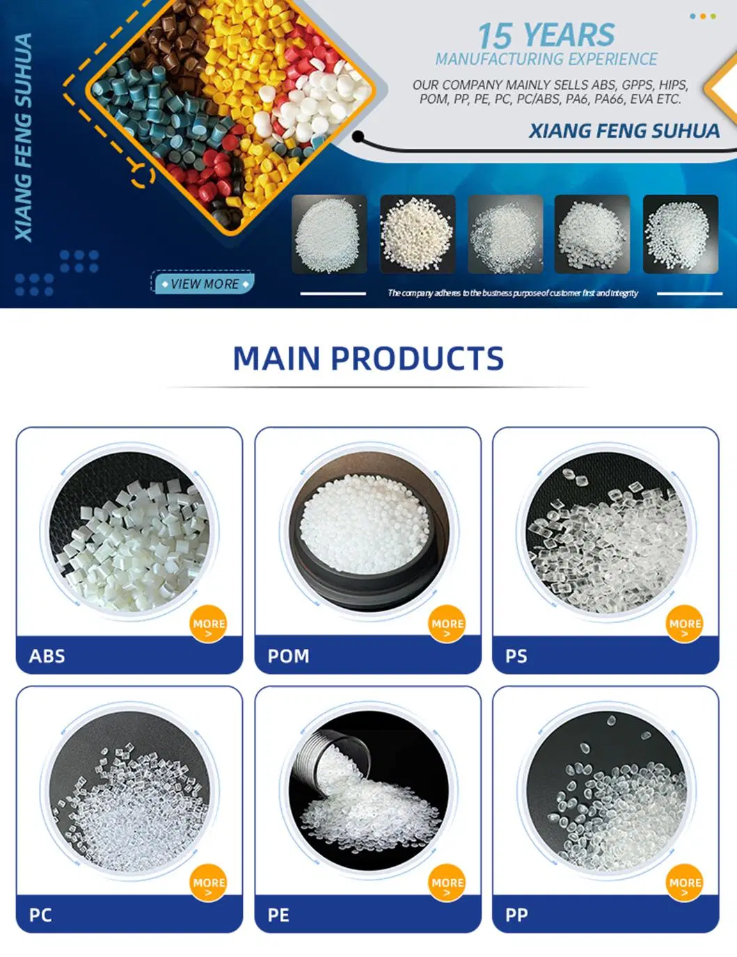 Homopolymer Polypropylenee Extrusion Level PP with High Tensile Strength for Thin Sheet and Strapping