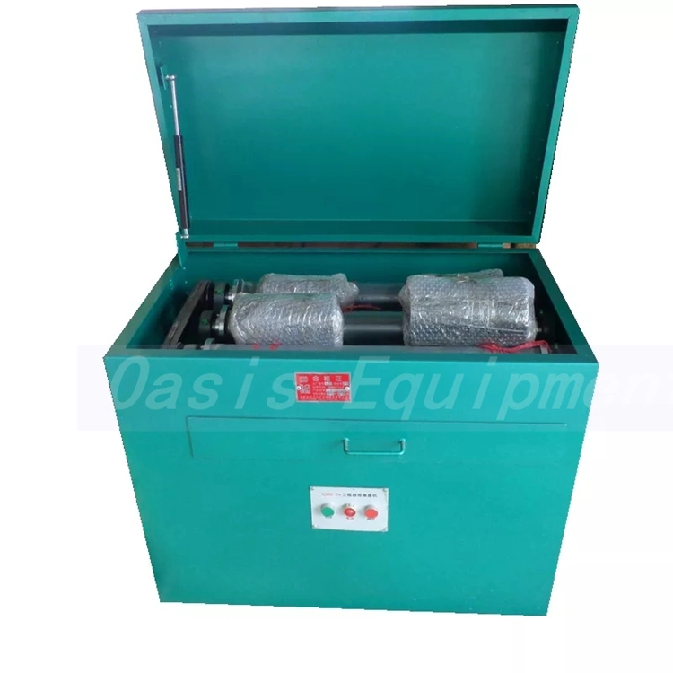 High Efficiency Grinding Machine Mini Small Scale Three Roller Four Tank Rod Miller Grinder Machine