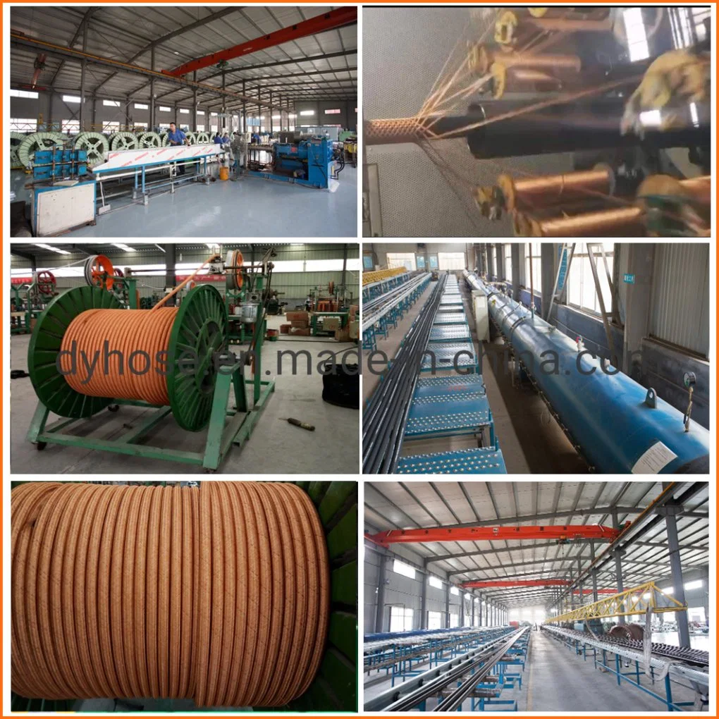 Top Factory Lifetime Guarantee Braid 2 Inch Oil Air Water Gas Hydraulic Rubber Hose Pipe SAE 100r1at High Pressure Hose
