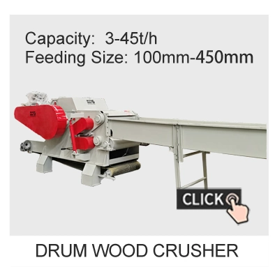 OEM Support Big Capacity Multi-Functional Tree Logs Branches Sawdust Mashine