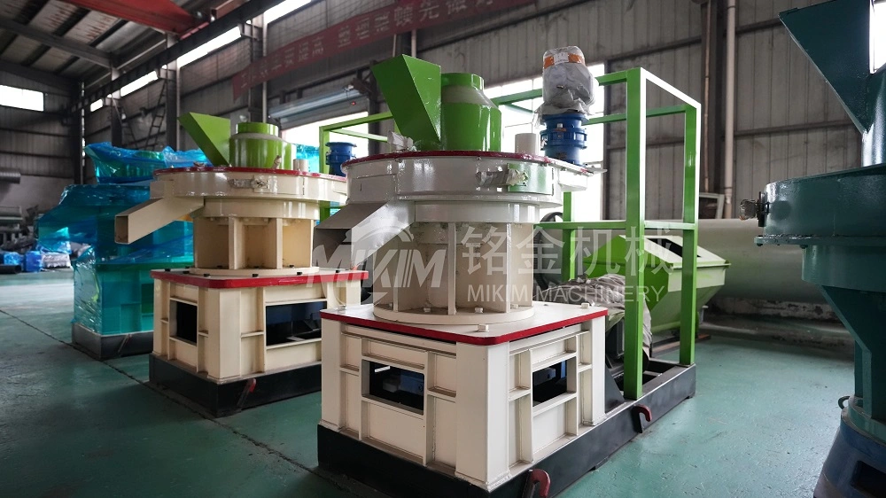 2t-100t Wood Crusher Shredder Hammer Mill Horizontal Ring Die Wood Pellet Machine Biomass Pellet Dryer Packing Production Line