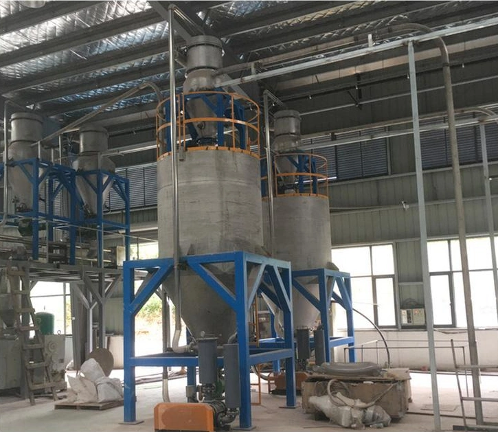 Plastic Raw Materials Powder Pellet Transport Weighing Mixing System