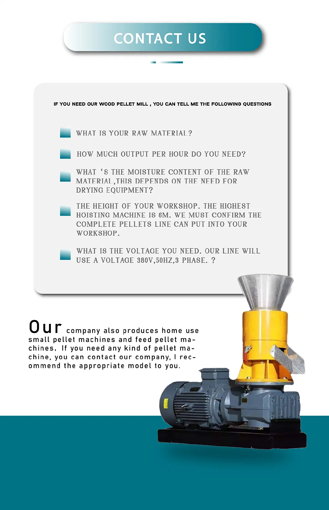 Shd Complete Wood Pellet Mill with Various Capacities Wooden Pellets Making Machine