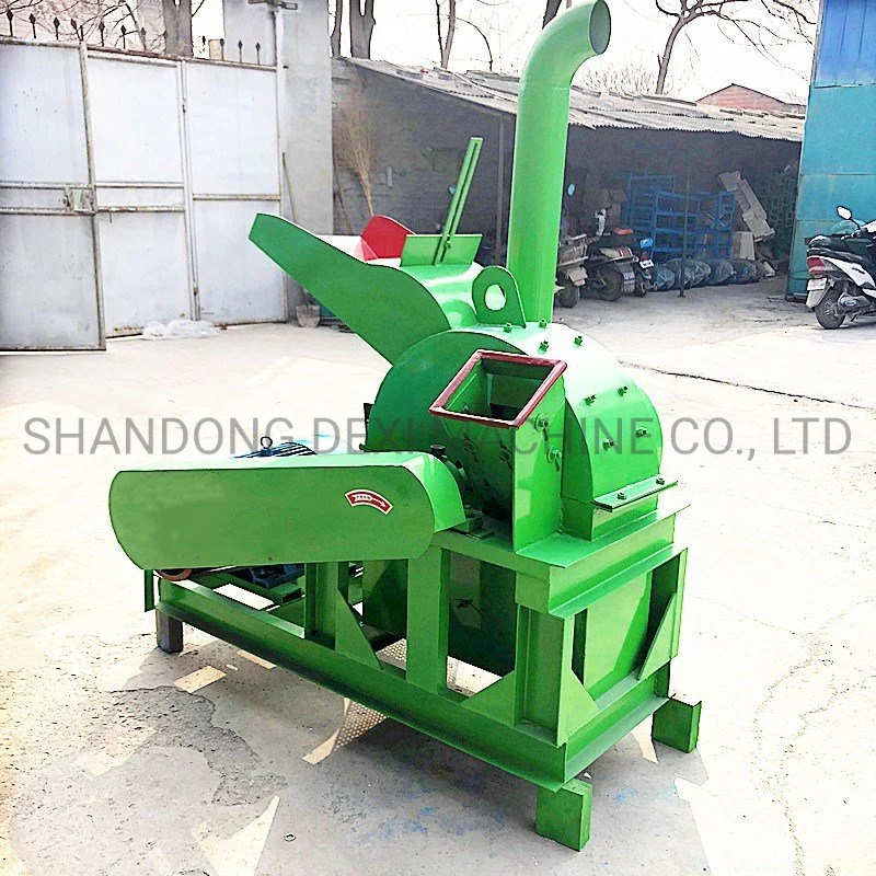 Wood Log Hammer Grinder Mill Making Sawdust Directly Machine