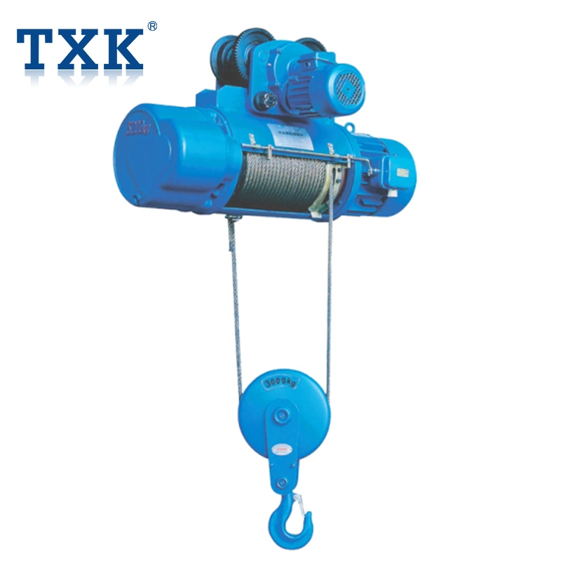 5t 12m CD/MD Type Electric Wire Rope Cable Hoist with Trolley
