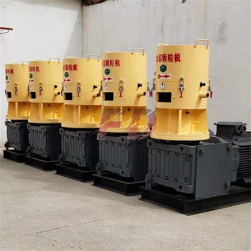 550 Type High-Power Flat Mold Straw Granulation Equipment Sawdust Biomass Pellet Machine