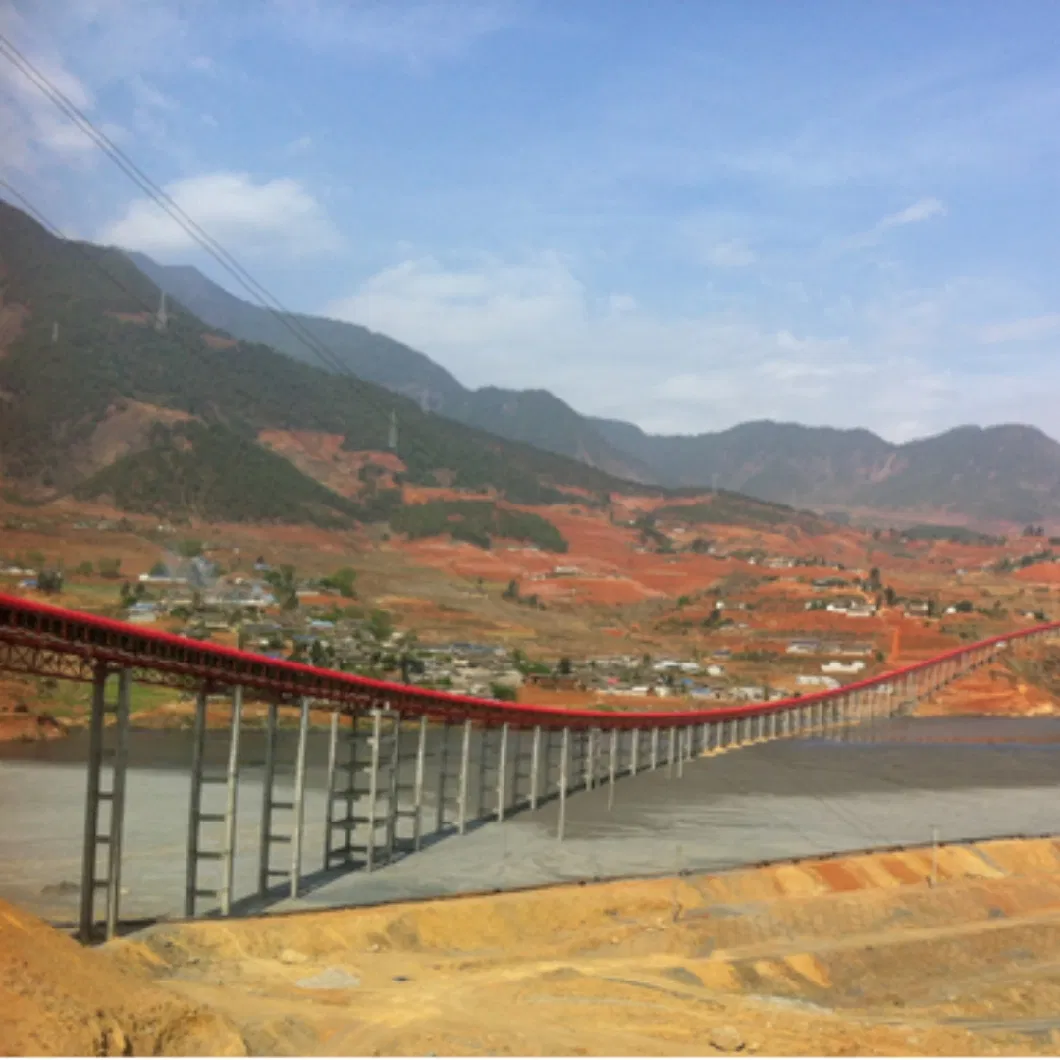 Long Distance Overland Raw Materials Delivery Transport Conveyor System of Chemical Plant