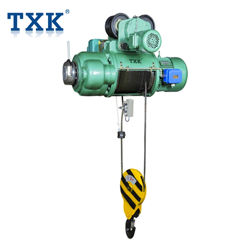 5t 12m CD/MD Type Electric Wire Rope Cable Hoist with Trolley