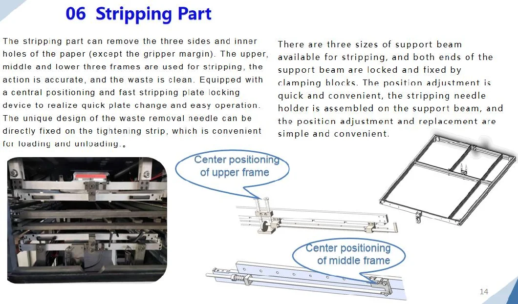 Flat to Flat Corrugated Board Carton Box Die Cutting Creasing Machine