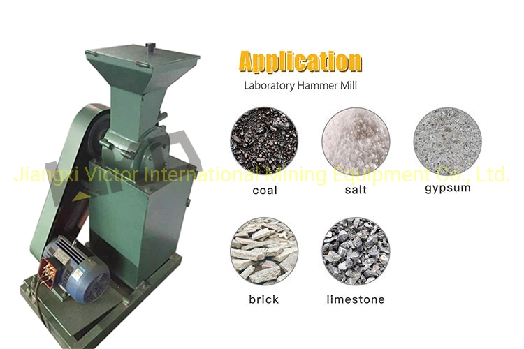 High Performance 400-800kg/H Mini Mobile Rock Crushing Hammer Crusher Machine on Sale