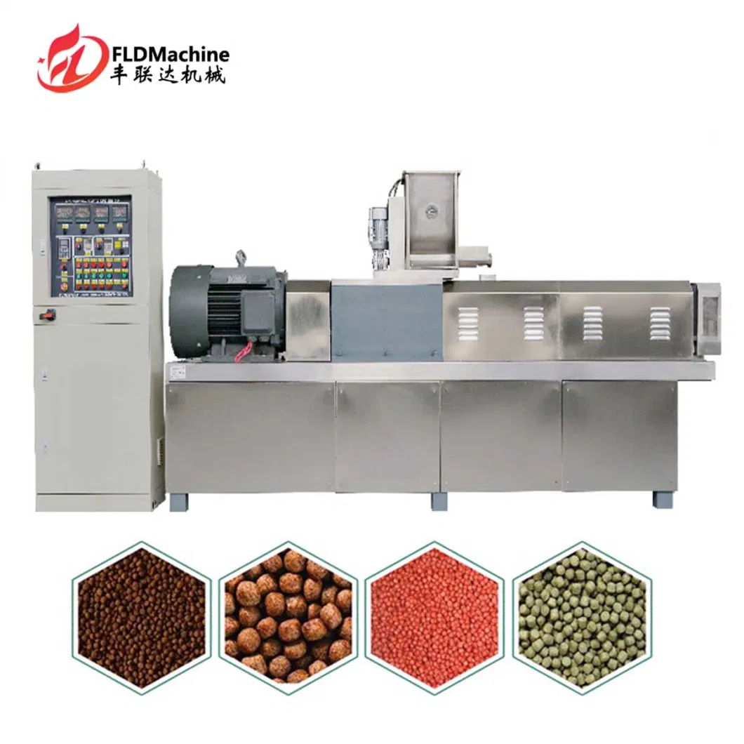 High Capacity Dry Cat Food Pet Animal Making Extruder Sinking Floating Fish Feed Pellet Processing Line Wet Pet Dog Food Machine