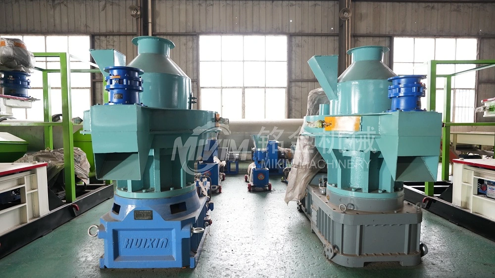 2t-100t Wood Crusher Shredder Hammer Mill Horizontal Ring Die Wood Pellet Machine Biomass Pellet Dryer Packing Production Line