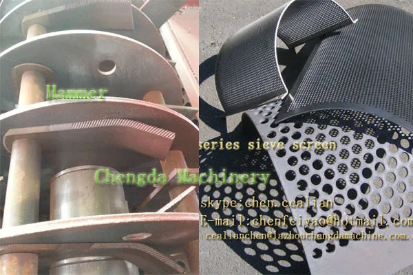 Hammers Screen Sieve Spare Parts of Hammer Mill