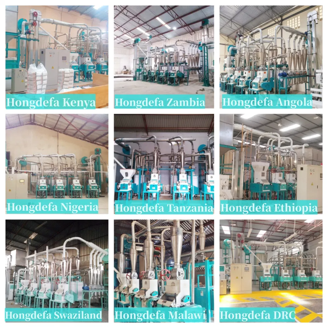 Hongdefa Maize Milling Machine Wheat Flour Mill Line Spare Parts