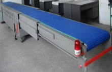 Belt Curve PVC PU Modular Belting Conveyor System Abrasion Resistant Powder Coating Steel PVC Belt Conveyor System for Transport Powders and Granulates