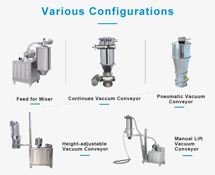 Qvc-1/7 GMP Standard Micro Powder Transferring Pneumatic Vacuum Conveyor