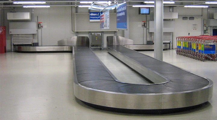 Airport Passenger Baggage Luggage Conveyor Belts System