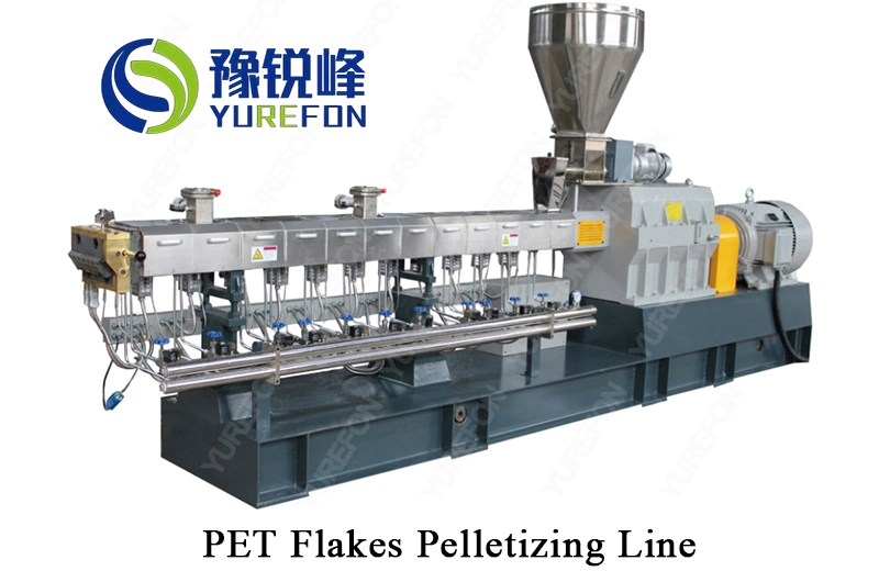 500-600kg/H Pet Waste Film Strands Pelletizing System for Extrusion Line