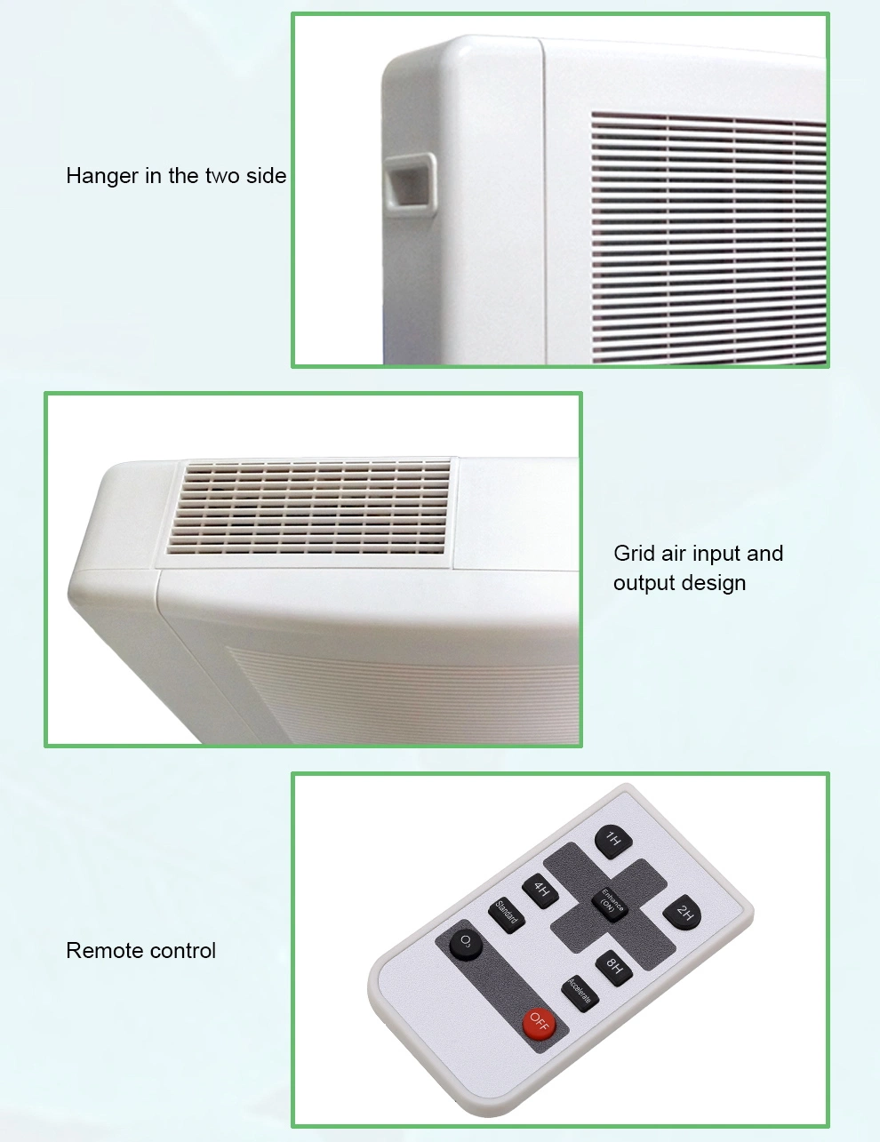 China Manufacturer Household Ionizer HEPA Air Cleaner Air Purifier