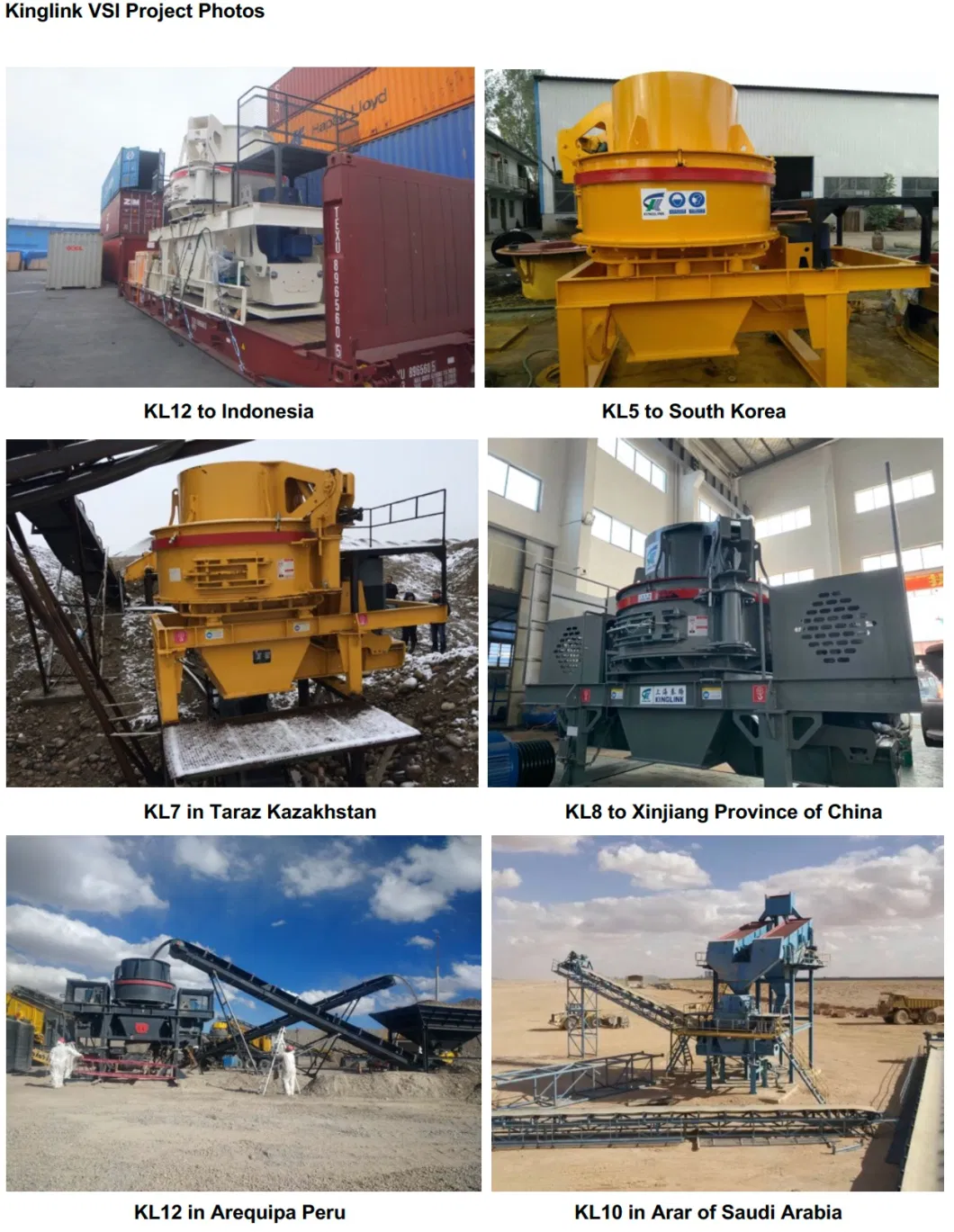 Rock Stone Jaw/Cone/Impact/VSI/Hammer/Roller/Sizer/ Mobile Portable Crusher for Limestone/Granite/Riverstone/Basalt Quarry Crushing and Mining